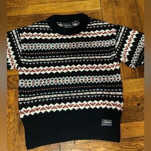 Wild Fable Multicolor Striped Buttoned Sweater